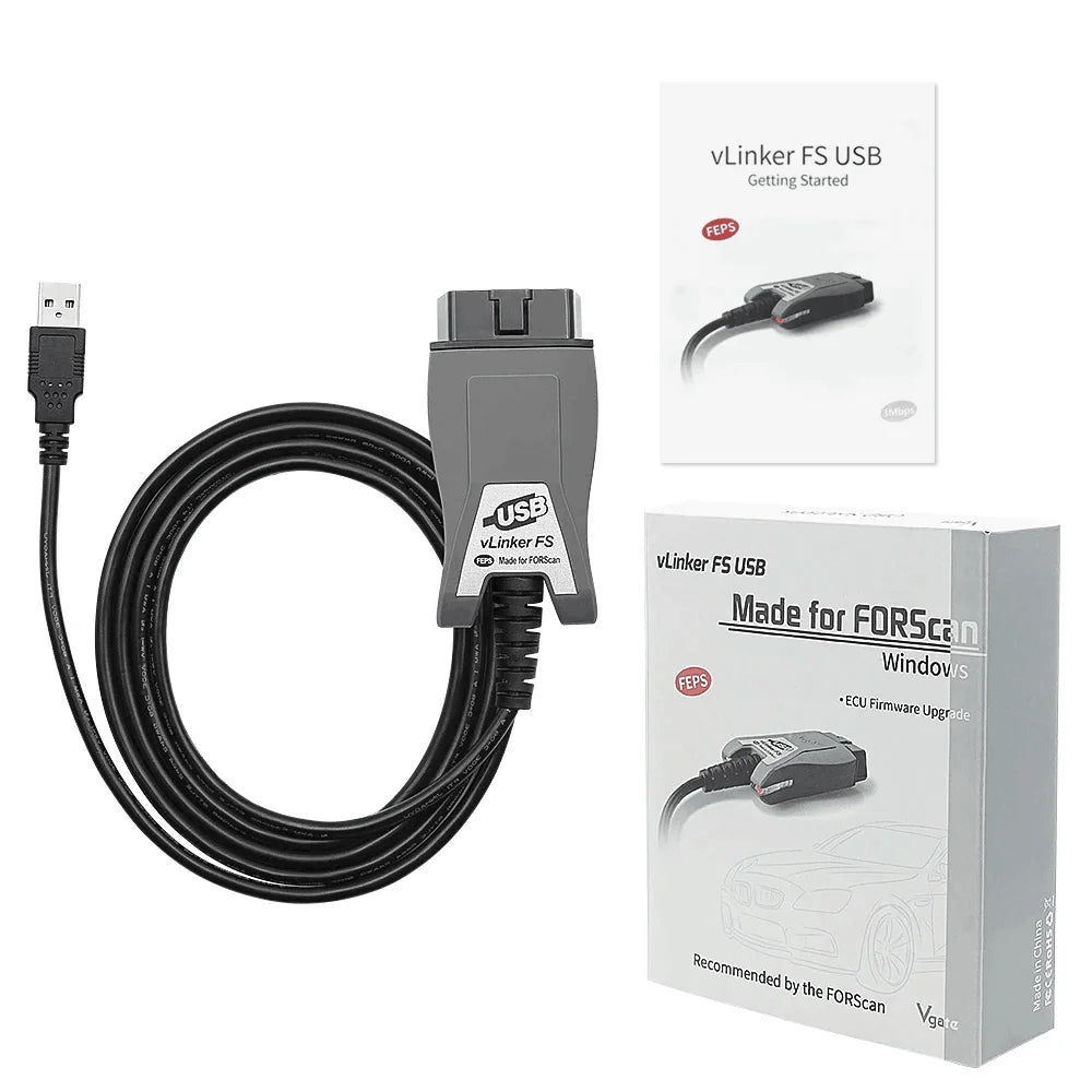 Interface OBD2 USB Vgate vLinker FS