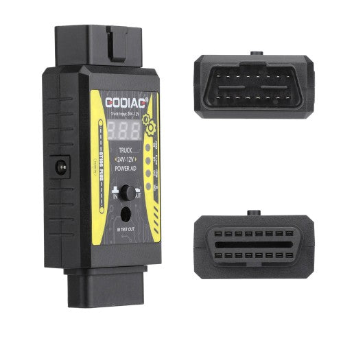 Adaptateur GODIAG GT106 PLUS – Convertisseur 24V vers 12V pour Camions, Testeur d'Injecteurs et Relais