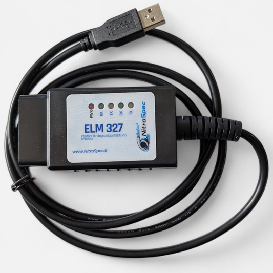 NitroSpec - Interface ELM 327 USB - Puce PIC18F25K80 v1.5 - Diagnostic & Codage