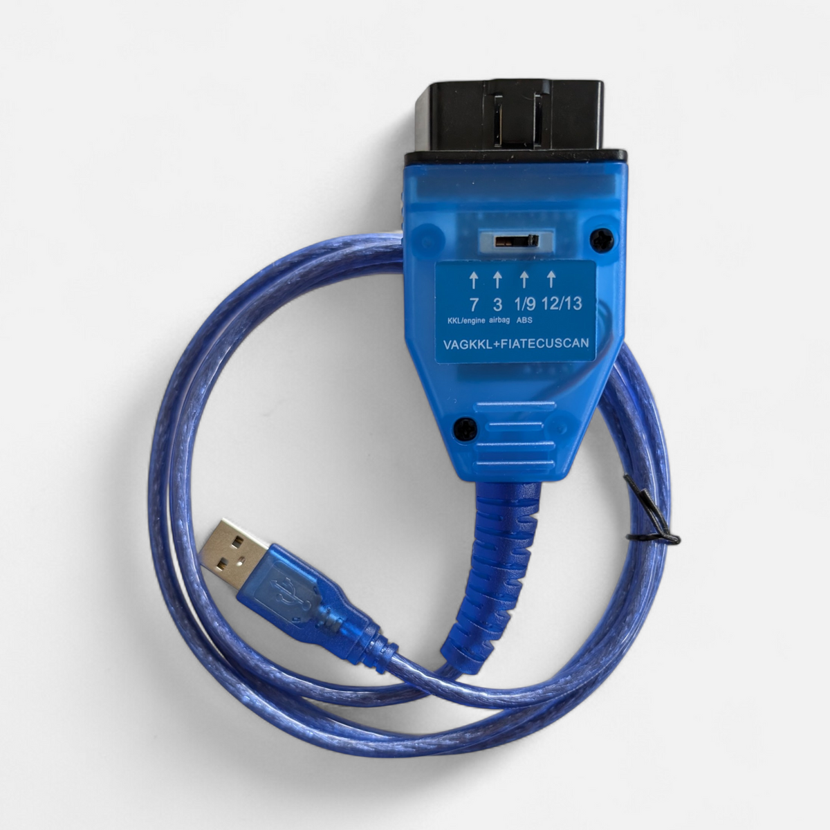Interface KKL USB avec Switch – Puce FTDI FT232RL – MultiECUScan Fiat Alfa Lancia